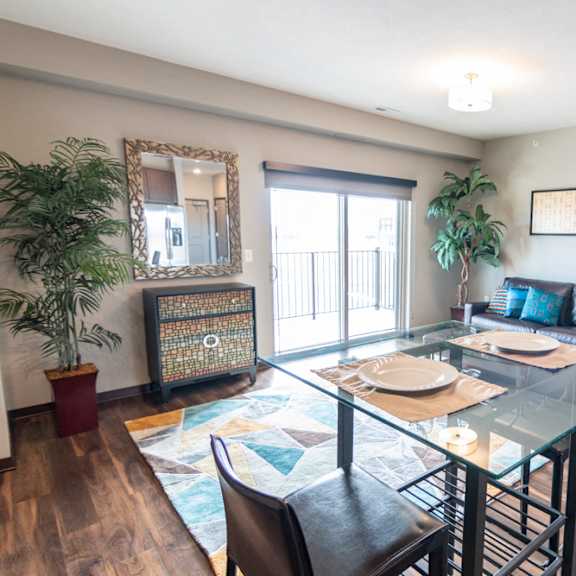 Thumbnail 11 of 19 Living and dinning area at 360 at Jordan West