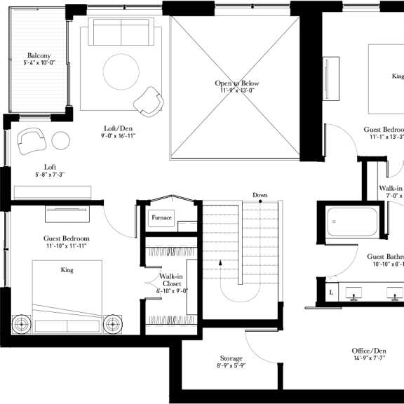 Thumbnail 2 of 2 Pyrola town home floor plan