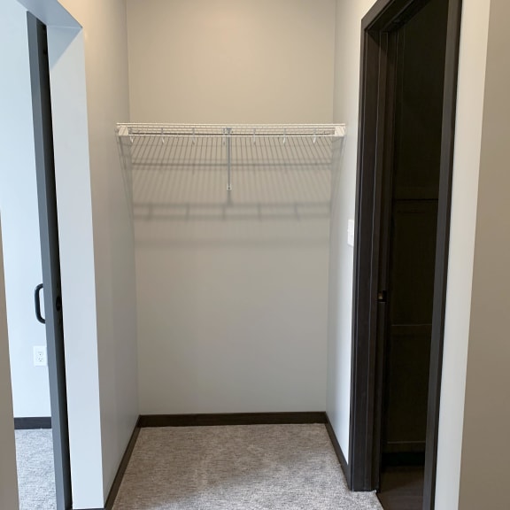 Thumbnail 11 of 15 spacious walk in closet at Haven at Uptown one bedroom