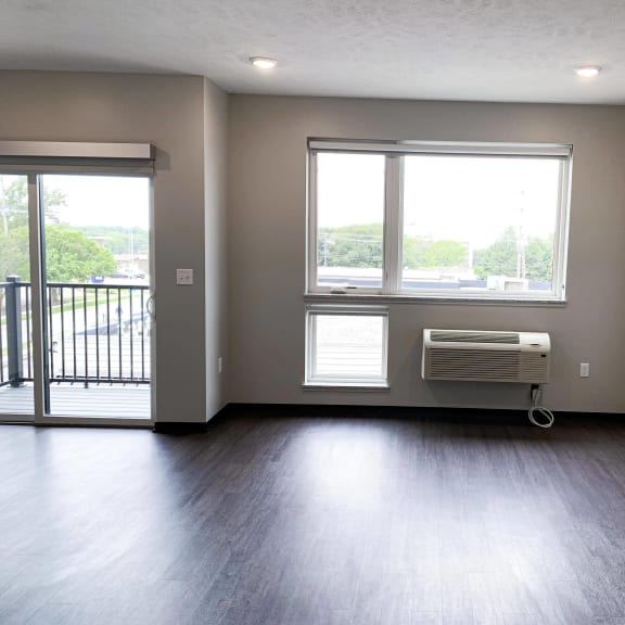 Thumbnail 19 of 23 Sleeping area in a studio floor plan at Haven at Uptown