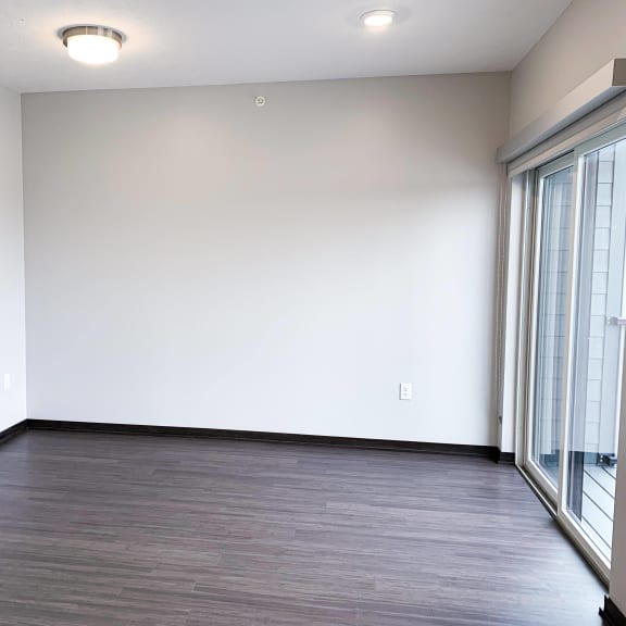 Thumbnail 17 of 23 Open living and sleeping area in a studio floor plan at Haven at Uptown
