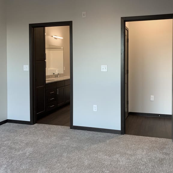 Thumbnail 13 of 18 master bedroom with access to walk in closet and private bathroom