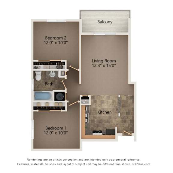 Thumbnail 1 of 10 bedroom floor plan | the mansions on the park