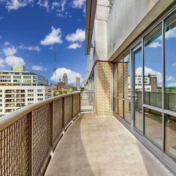 Thumbnail 22 of 22 You'll relish in the spectacular views of Omaha and Turner Park from this 2 bedroom at Midtown Crossing Apartments