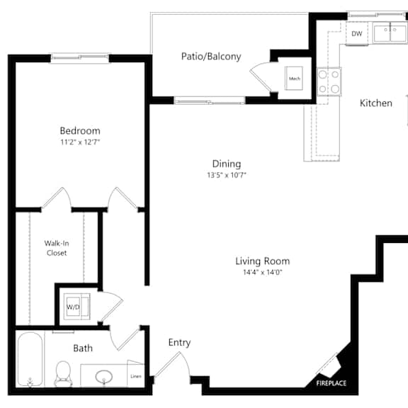 Thumbnail 1 of 13 a drawing of a floor plan of a house with a staircase