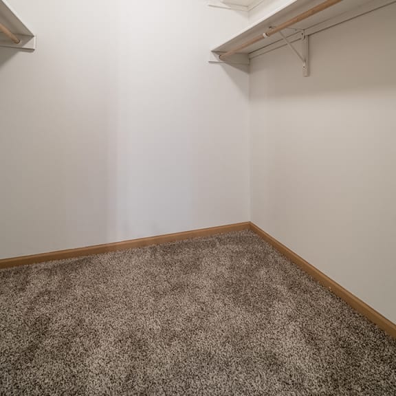 Thumbnail 10 of 14 Large walk-in closet for extra storage at The Northbrook Apartment Homes, Lincoln, NE