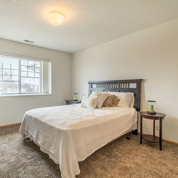 Thumbnail 12 of 14 Spacious bedroom with large window for natural lighting at Northbrook Apartments