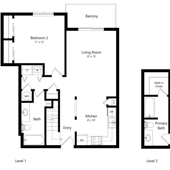 Thumbnail 1 of 16 2-bed Evergreen floorplan at Northridge Heights Apartments in Lincoln, NE