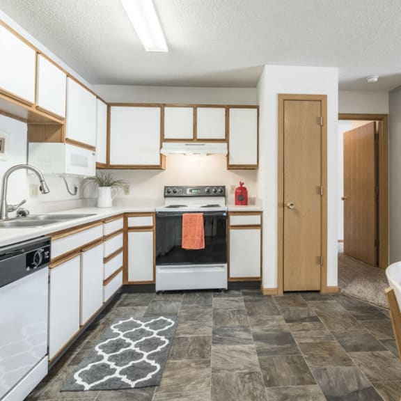 Thumbnail 3 of 8 Kitchen with dishwasher at Northridge Heights in north Lincoln