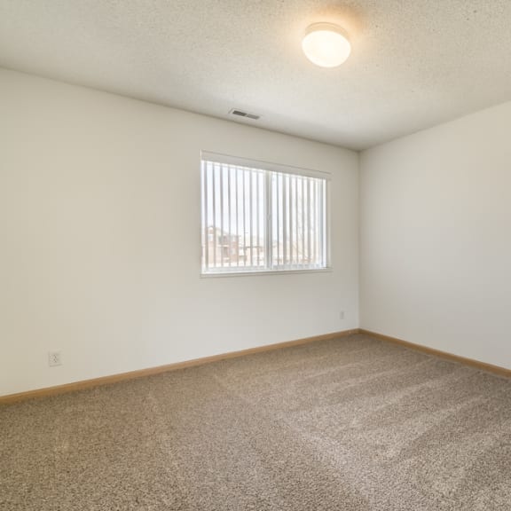 Thumbnail 7 of 11 a spacious living room with carpet and a window