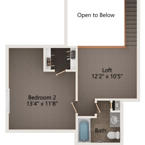 Thumbnail 3 of 3 Purview two bedroom apartment  second floor