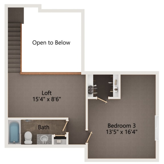 Thumbnail 3 of 16 Stratosphere 3 bedroom apartment second floor