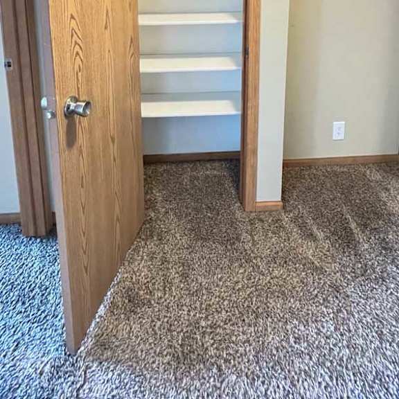 Thumbnail 3 of 24 a closet with built-in shelves