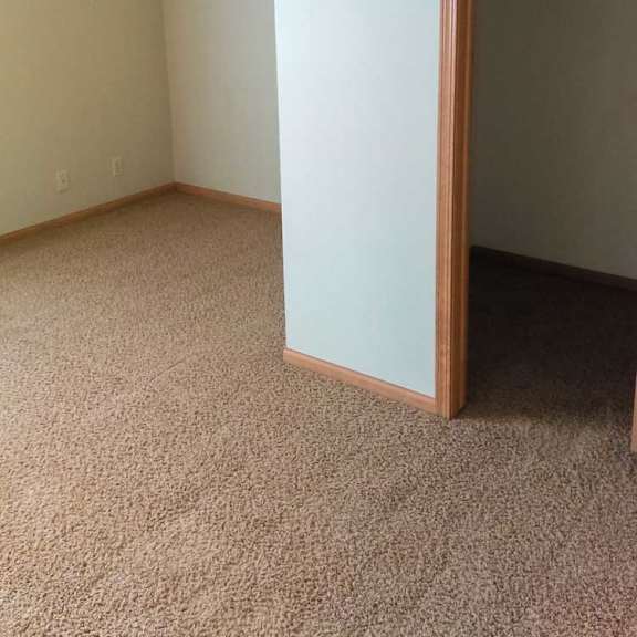 Thumbnail 23 of 24 a bedroom with a carpeted floor and a walk-in closet