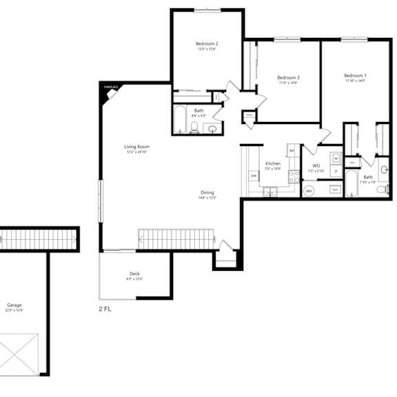 Thumbnail 1 of 17 the 3-bedroom Jeddah Light floorplan at Southwind Villas in La Vista, NE