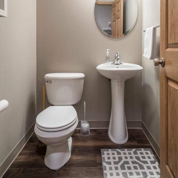 Thumbnail 8 of 21 Hallway bathroom at Southwind Villas in southwest Omaha in La Vista, NE, 68128