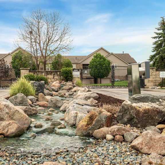 view of entrance to gates at stone ridge estates