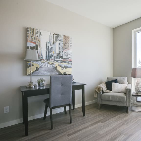 Thumbnail 8 of 11 Study nook at The Central apartments near downtown Minneapolis MN 55408