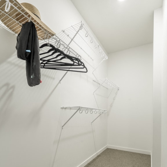 Thumbnail 9 of 9 Large walk-in closets included at The Conrad apartments in the Blackstone District in Omaha NE