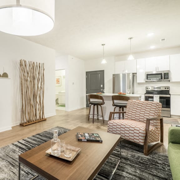 Thumbnail 5 of 9 1 bedroom apartment with white cabinets near UNMC in Omaha's Blackstone District