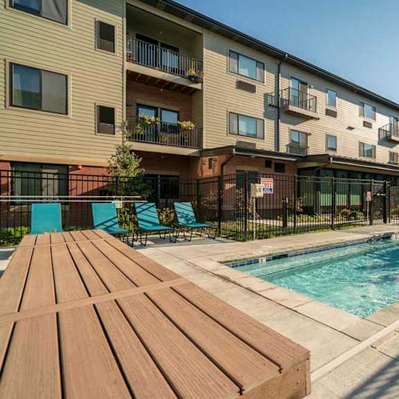 hybrid pool/hot tub at the conrad near unmc in the blackstone district omaha ne 68105