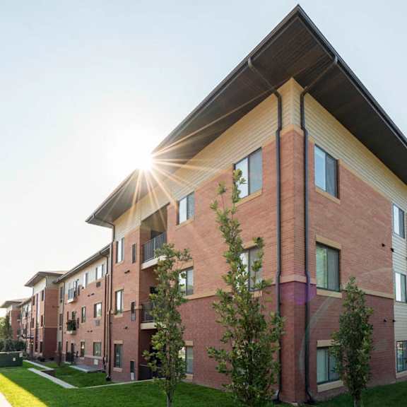 building exterior at the conrad near unmc in the blackstone district omaha ne 68105