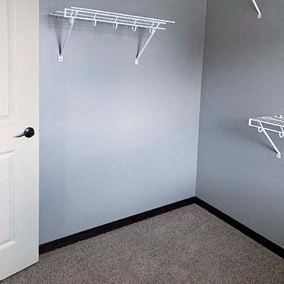 Thumbnail 20 of 21 Large closet with extra storage in 1 bedroom Bedford II floor plan