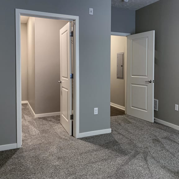 Thumbnail 8 of 20 Bedroom with walk in closet access at the flats at shadow creek