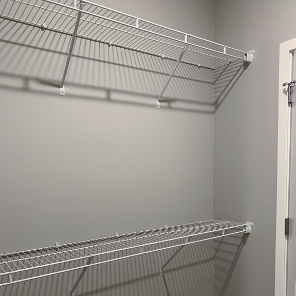 Thumbnail 10 of 20 Walk in closet with ample shelving and hanging space in the buffalo floorplan