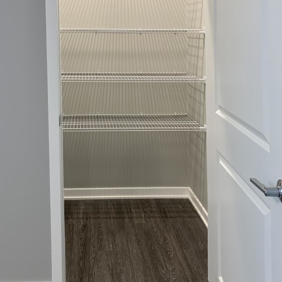 Thumbnail 21 of 23 Closet with ample storage space at The Flats at Shadow Creek in Lincoln Nebraska