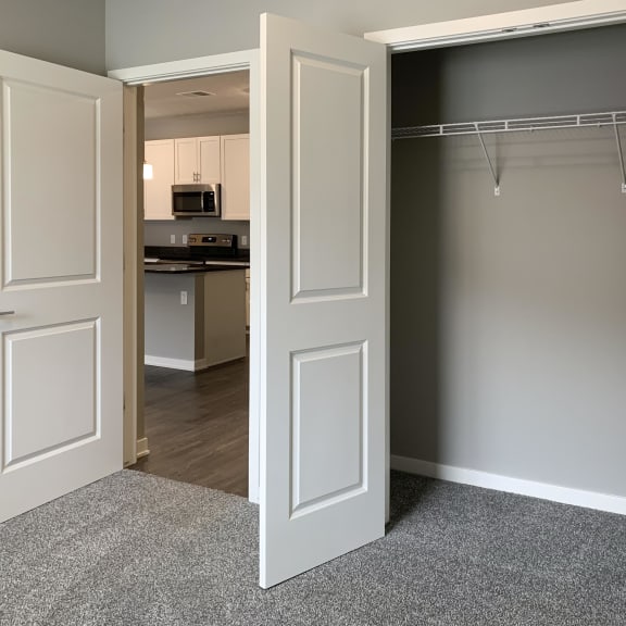 Thumbnail 18 of 23 Bedroom with large closet The Flats at Shadow Creek in Lincoln Nebraska