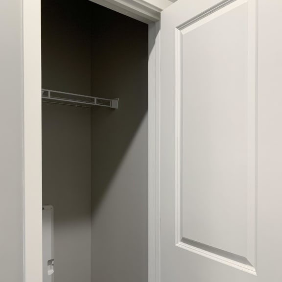 Thumbnail 15 of 23 Storage closet with ample shelving space
