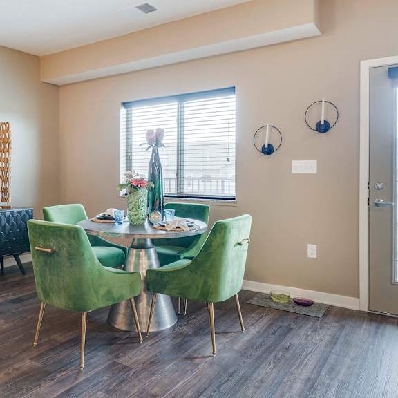 Thumbnail 9 of 15 Open floor plans with spacious kitchens at The Flats at Shadow Creek new luxury apartments in east Lincoln NE 68520