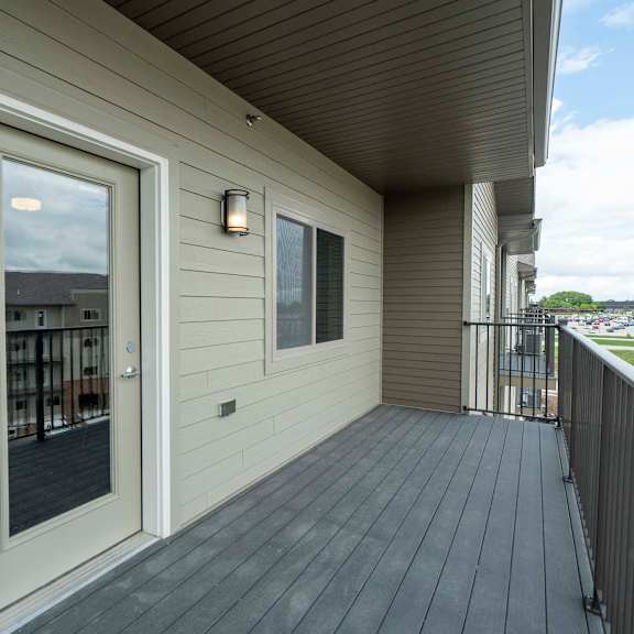 Thumbnail 10 of 15 Exterior view of The Flats at Shadow Creek new luxury apartments in east Lincoln NE 68520