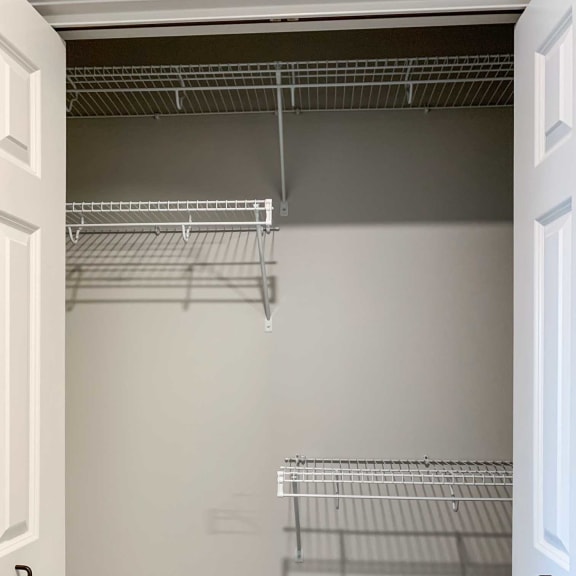 Thumbnail 24 of 24 interior of a closet with shelving