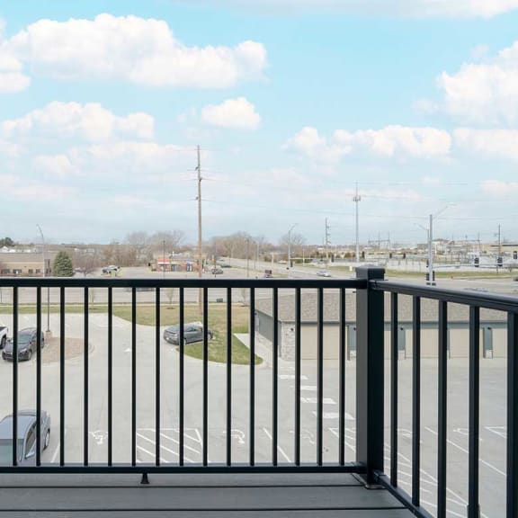 Thumbnail 10 of 17 a balcony with a view facing west