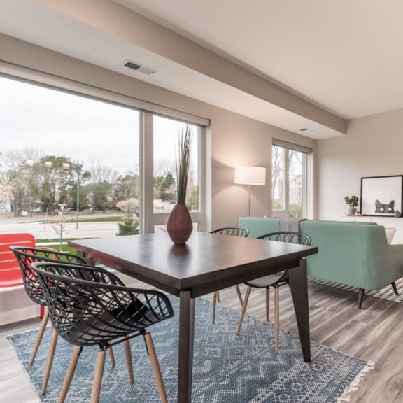 Thumbnail 9 of 18 Living room view with natural lighting at The Preserve at Normandale Lake