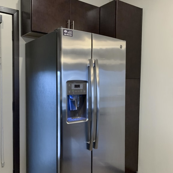 Thumbnail 9 of 23 Stainless steel fridge with water and ice dispenser