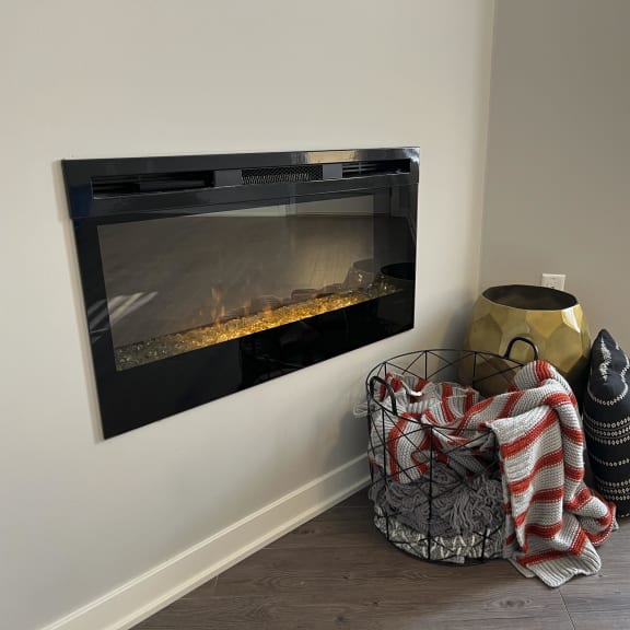 Thumbnail 7 of 8 Cozy electric fireplace at the villas at mahoney park