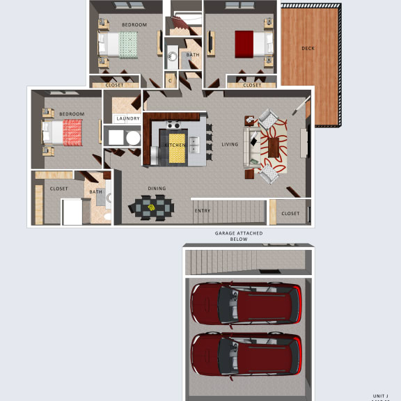 Thumbnail 1 of 2 Rockbrook 3 bedroom villa floor plan