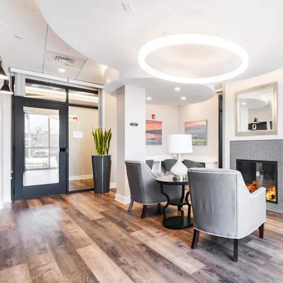 the lobby at 353 sacramento street