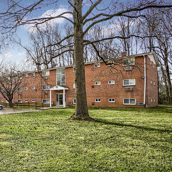 exterior of building and lawn space