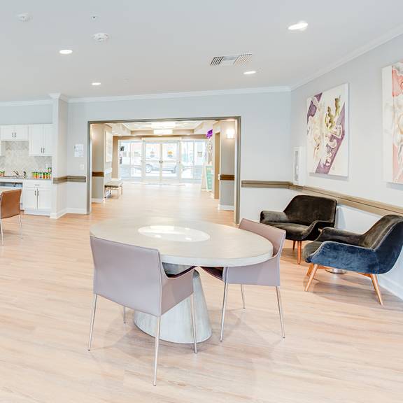 full view of community room