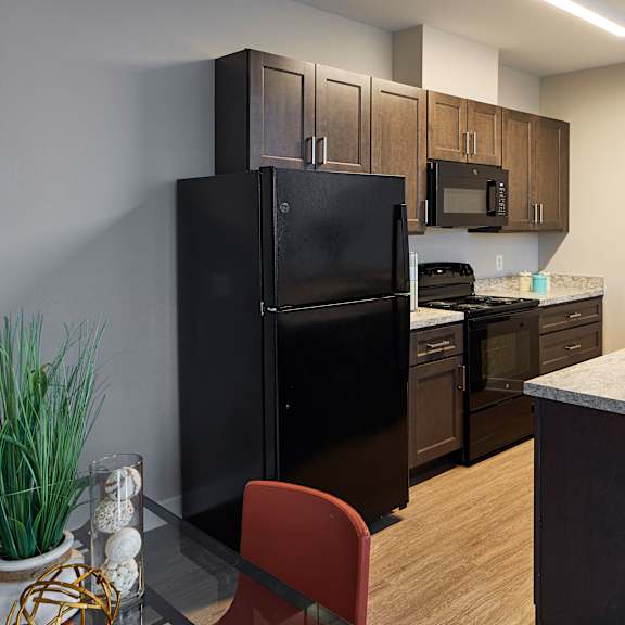 apartment kitchen area