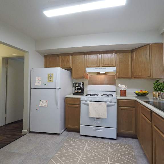 kitchen with spacious cabinets