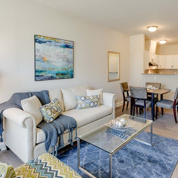 living and dining room