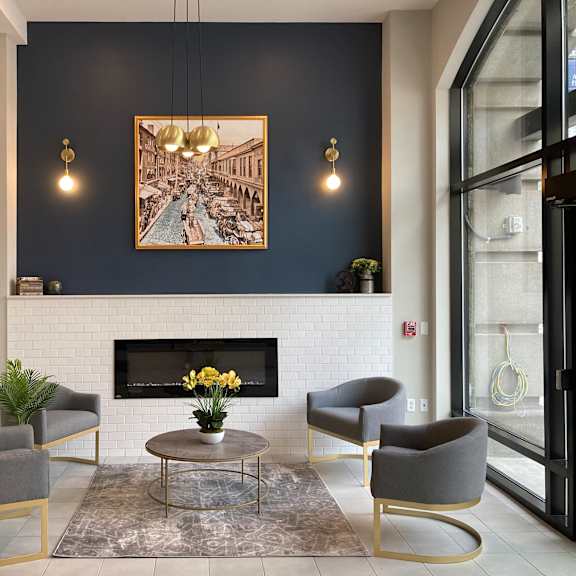 22 light apts lobby