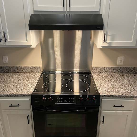 stove top with overhead