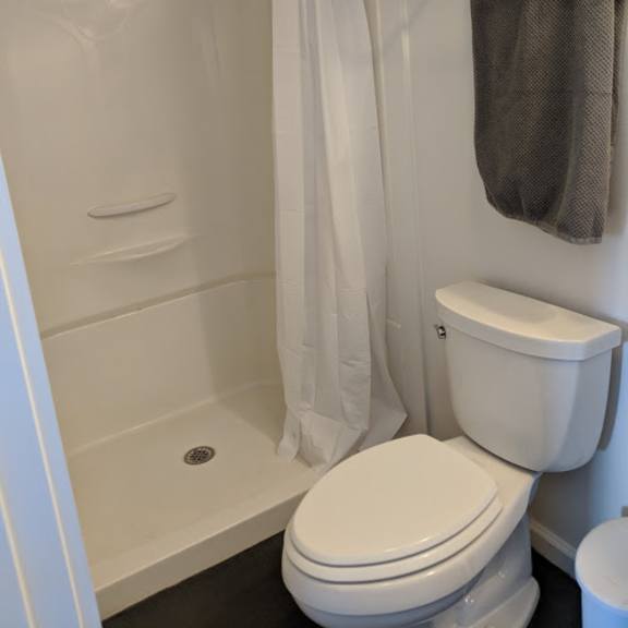 in suite bathroom