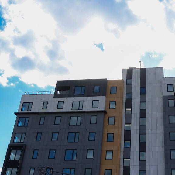 building exterior view at 20 stephenson aman at clarendon hill, somerville, ma, 02144
